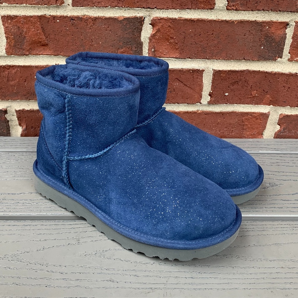 New UGG Classic Mini Boot with Silver